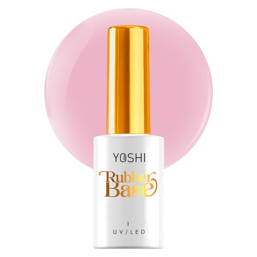YOSHI - Rubber Base - Baza kauczukowa do paznokci UV / LED - 10 ml - No.1