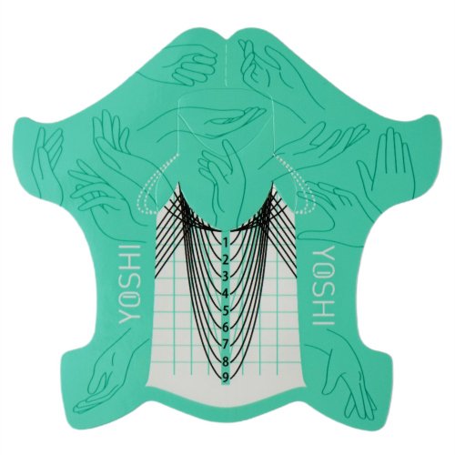 YOSHI - Turquoise Nail Extension Templates - 400 pcs. 