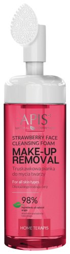APIS - Home Terapis - Strawberry Face Cleansing Foam Make-Up Removal - 150 ml