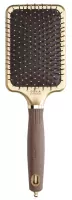 Olivia Garden - Expert Care Rectangular - Hairbrush - Gold & Brown - L