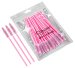 Clavier - Eyelash Brushes - Jednorazowe szczoteczki do rzęs i brwi - Jasnoróżowe - 50 sztuk