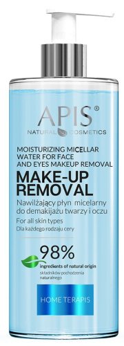 APIS - Home Terapis - Make-up Removal - Moisturizing Micellar Water - Nawilżający płyn micelarny do demakijażu twarzy i oczu - 500 ml   