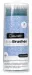 Clavier - Micro Applicator Eyelash Brushes - Lint-free eyelash applicators - Blue Glitter 2 mm - 100 pieces