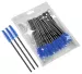 Clavier - Eyelash Brushes - Jednorazowe szczoteczki do rzęs i brwi - Czarno-niebieskie - 50 sztuk