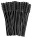 Clavier - Eyelash Brushes - Disposable Eyelash and Eyebrow Brushes - Black - 50 pieces