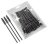 Clavier - Eyelash Brushes - Disposable Eyelash and Eyebrow Brushes - Black - 50 pieces
