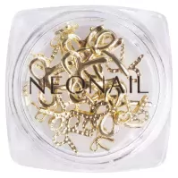 NeoNail - 3D Nail Decorations - Golden Bows - 18 pcs.