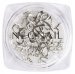 NeoNail - 3D Nail Decorations - Silver Bows - 18 pcs.