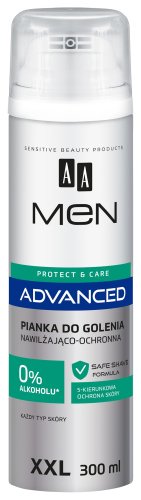 AA - Men - Advanced Care - Moisturizing and Protective Shaving Foam XXL - 300 ml