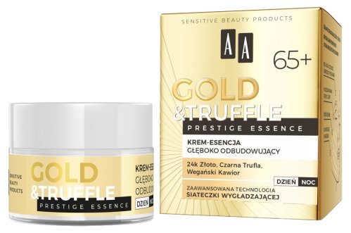 AA - Gold & Truffle - Prestige Essence 65+ - Regenerująco-liftingujący krem do twarzy - Dzień/Noc - 50 ml