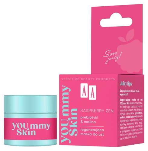 AA - YOU.mmy Skin - Relaxing Lip Mask - Prebiotics & Raspberry - 10 g