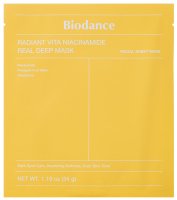 Biodance - Radiant Vita Niacinamide - Real Deep Mask - Rozjaśniająca maseczka do twarzy w płachcie - 1 szt. 