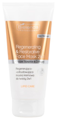 Bielenda Professional - LIPID CARE - Regenerating & Restorative Face Mask 2in1 - Regenerująco-odbudowująca maska do twarzy 2w1 - 150 ml