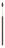 Many Beauty - Many Brushes - Chocolate Makeup Brush - Larger Pencil-type Eyeshadow Brush - MBC-21