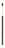 Many Beauty - Many Brushes - Chocolate Makeup Brush - Smaller Pencil-type Eyeshadow Brush - MBC-23