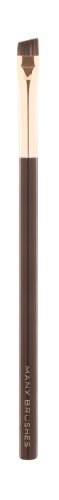 Many Beauty - Many Brushes - Chocolate Makeup Brush - Angled Eyeliner and Brow Brush - MBC-26
