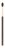 Many Beauty - Many Brushes - Chocolate Makeup Brush - Larger Eyeshadow Blending Brush - MBC-18