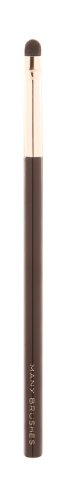 Many Beauty - Many Brushes - Chocolate Makeup Brush - Mały, płaski pędzel do cieni o zaokrąglonej krawędzi - MBC-12