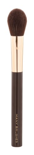 Many Beauty - Many Brushes - Chocolate Makeup Brush - Ścięty pędzel do precyzyjnego nanoszenia i rozcierania kosmetyków - MBC-04