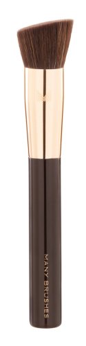 Many Beauty - Many Brushes - Chocolate Makeup Brush - Ścięty pędzel do różu oraz bronzera - MBC-05