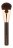 Many Beauty - Many Brushes - Chocolate Makeup Brush - Flattened and Bevelled Foundation and Contouring Brush - MBC-02