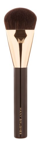Many Beauty - Many Brushes - Chocolate Makeup Brush - Flattened and Bevelled Foundation and Contouring Brush - MBC-02