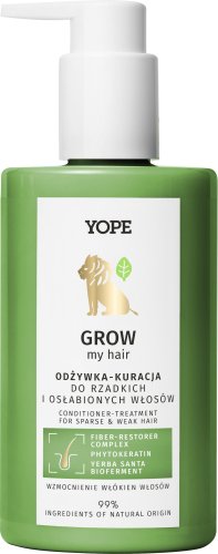 YOPE - Grow My Hair - Conditioner-Treatment - Odżywka-kuracja do rzadkich i osłabionych włosów - 300 ml