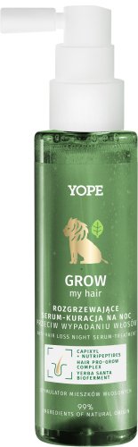 YOPE - Grow My Hair - Anti-Hair Loss Night Serum-Treatment - Rozgrzewające serum-kuracja na noc - 110 ml 