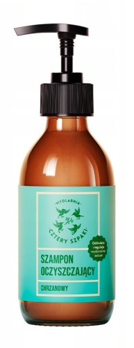 Mydlarnia Cztery Szpaki - Szampon oczyszczający - Chrzanowy - 300 ml