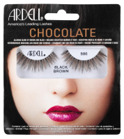 ARDELL - Chocolate Lashes - Black-brown lashes on strip - 886 - 886