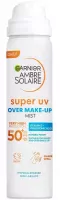 Garnier - AMBRE SOLAIRE - Super UV Over Makeup Mist - Ochronna mgiełka do twarzy i na makijaż SPF50+ - 75 ml