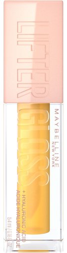 MAYBELLINE - LIFTER GLOSS + HYALURONIC ACID - Błyszczyk do ust z kwasem hialuronowym i witaminą E - 5,4 ml - 026 - HONEY