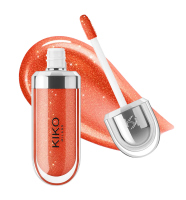 KIKO Milano - 3D Hydra Lipgloss - Lucidalabbra con effetto 3D - 6,5 ml - 34 Pearly Blood Orange - 34 Pearly Blood Orange