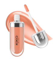 KIKO Milano - 3D Hydra Lipgloss - Lucidalabbra con effetto 3D - 6,5 ml - 08 Natural Rosewood - 08 Natural Rosewood