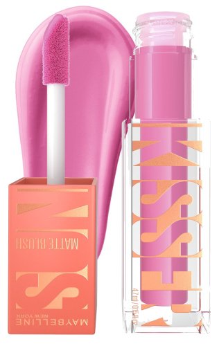 Maybelline - SUN KISSER - MATTE BLUSH - Matowy róż do policzków w płynie - 4,7 ml - 32 Lilac Clouds