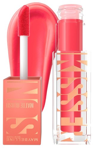 Maybelline - SUN KISSER - MATTE BLUSH - Matowy róż do policzków w płynie - 4,7 ml - 30 Pink Mirage