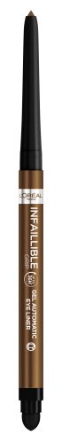 L'Oréal - INFAILLIBLE Grip - Gel Automatic Eyeliner - Żelowy eyeliner - Wodoodporny - 012 Bronzed Espresso