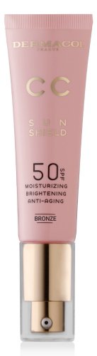 Dermacol - CC Sun Shield SPF50 - Nawilżający krem CC do twarzy - 30 ml - Bronze