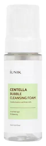 iUNIK - Centella - Bubble Cleansing Foam - Gentle Facial Cleansing Foam with Centella Asiatica - 150 ml