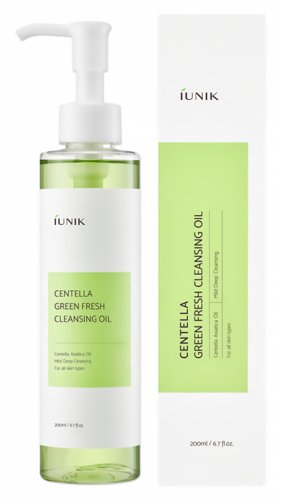 iUNIK - Centella - Green Fresh Cleansing Oil - Olejek do demakijażu - 200 ml