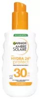 GARNIER - AMBRE SOLAIRE - Hydra 24H Protect - High Protection Spray - Ochronny spray do twarzy i ciała - SPF30 - 150 ml