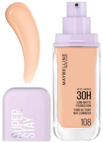 Maybelline - SUPER STAY - Lumi Matte Foundation - Liquid Foundation - 35 ml  - 108