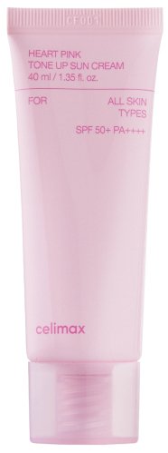 Celimax - Heart Pink Tone Up Sun Cream - Krem przeciwsłoneczny SPF50+ PA++++ - 40 ml