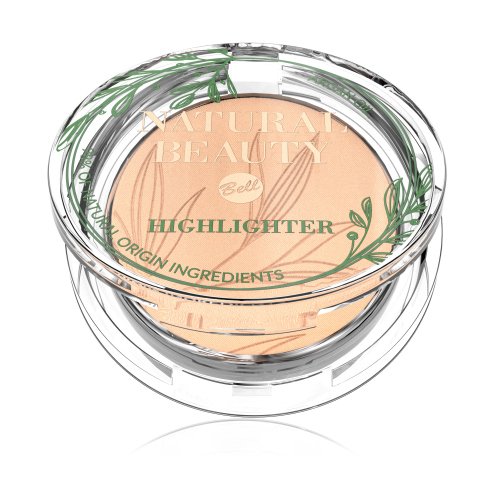 Bell - Natural Beauty - Highlighter - Rozświetlacz do twarzy i ciała z olejem arganowym - 01 Pure Light - 6 g