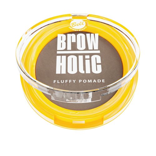 Bell - Brow Holic - Fluffy Pomade - Fluffy, Long-lasting Eyebrow Pomade - 5 g 