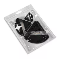 Clavier - Set of 6 Triangular Powder Puffs of Different Sizes - Black Mix 