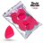 Clavier - Makeup Blender Sponge - Zestaw gąbek do makijażu - Różowe Ścięte - 10 szt.