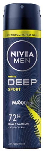 Nivea - MEN - DEEP SPORT - 72H Anti-Perspirant Spray - 150 ml
