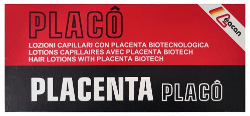 PARISIENNE - Placenta Placo - Ampułki z placentą roślinną i pantenolem przeciw wypadaniu włosów - 12 x 10 ml 