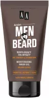 AA - MEN Beard -  Moisturising Wash Gel - Nawilżający żel myjący do twarzy z zarostem - 150 ml
